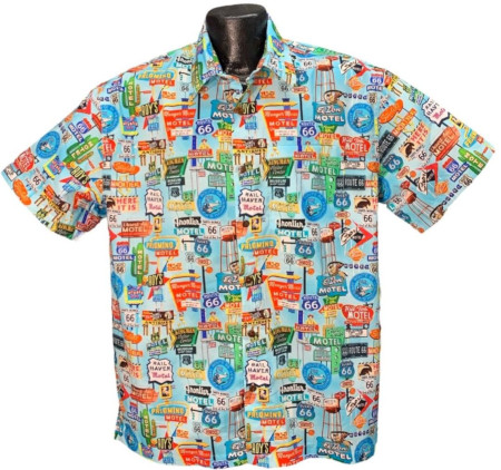 Scenic Route 66 Hawaiian shirt- Made in USA